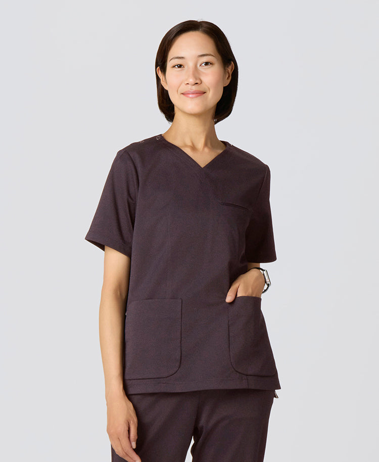 女士:DECO 優雅彈性醫療工作服上衣