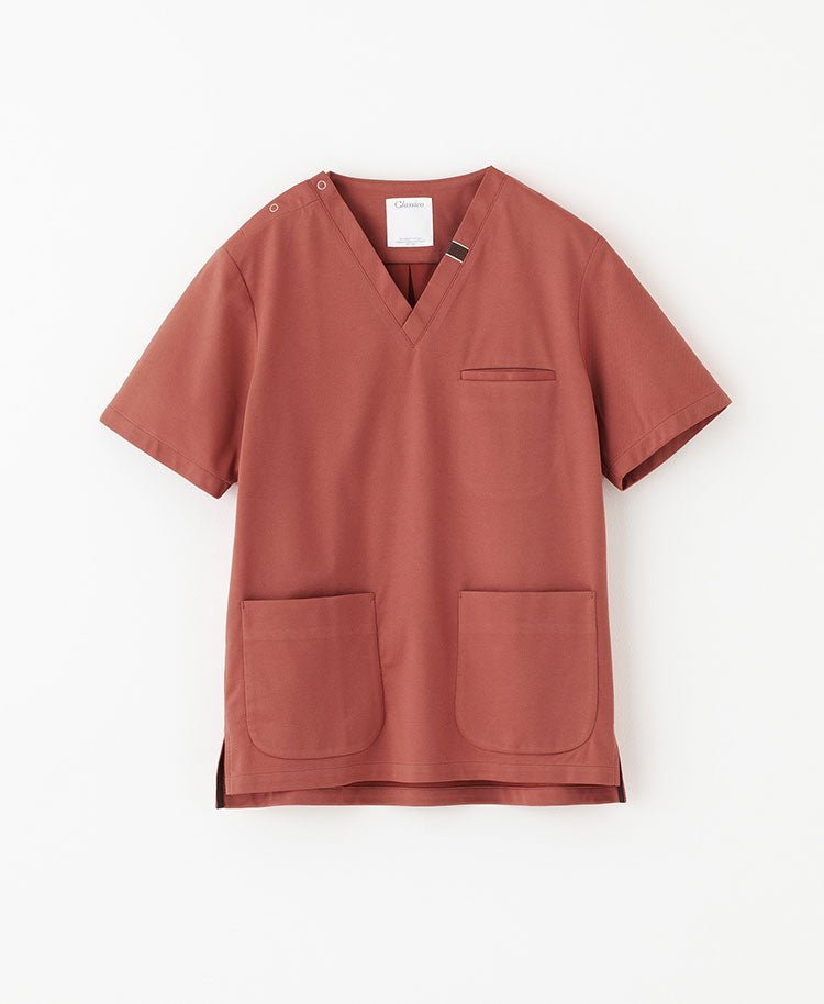 Mens:Scrub tops DECO - scrub tops- Classico Global - Official Online Store #color_Coral_end