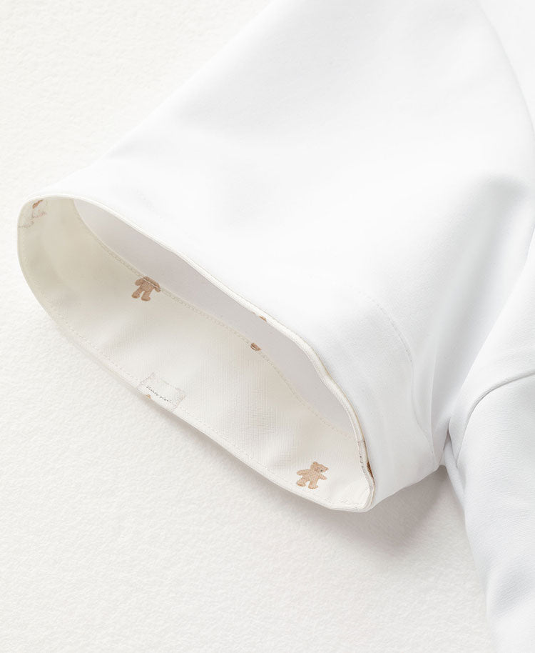 GELATO PIQUE&Classico:Patterned sleeve scrub tops - scrub tops- Classico Global - Official Online Store