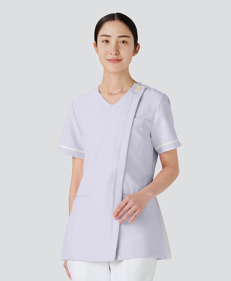 GELATO PIQUE&Classico:Pleated scrub tops