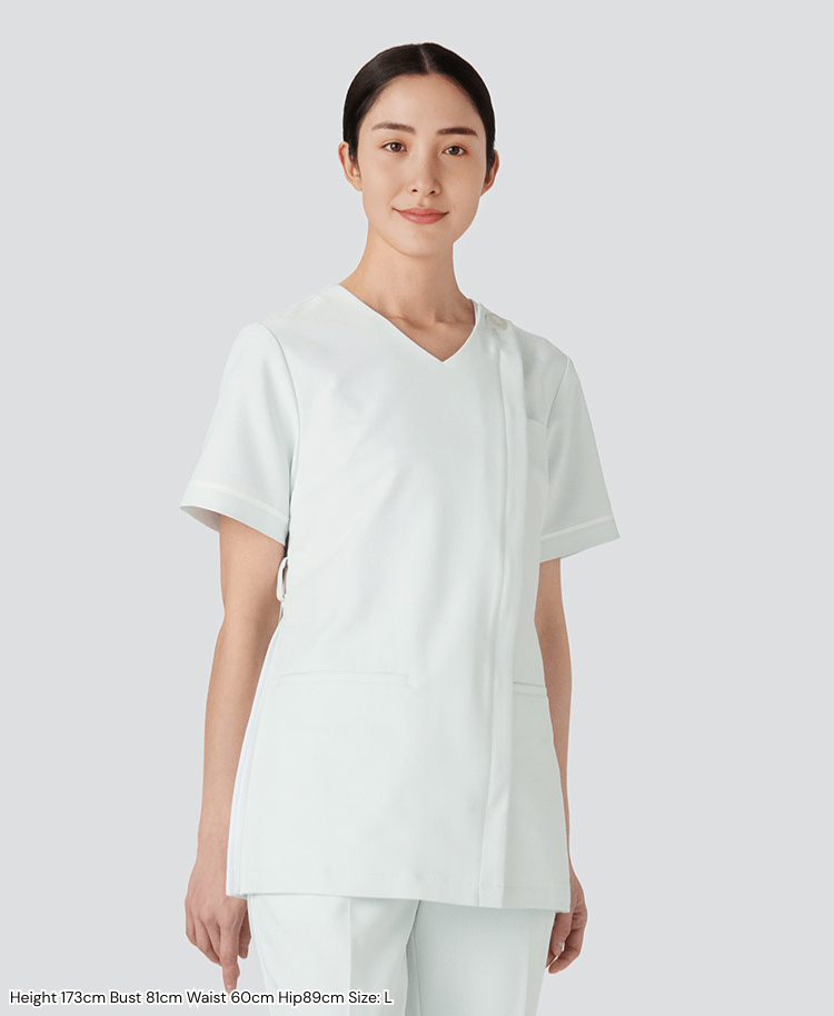 GELATO PIQUE&Classico:Pleated scrub tops