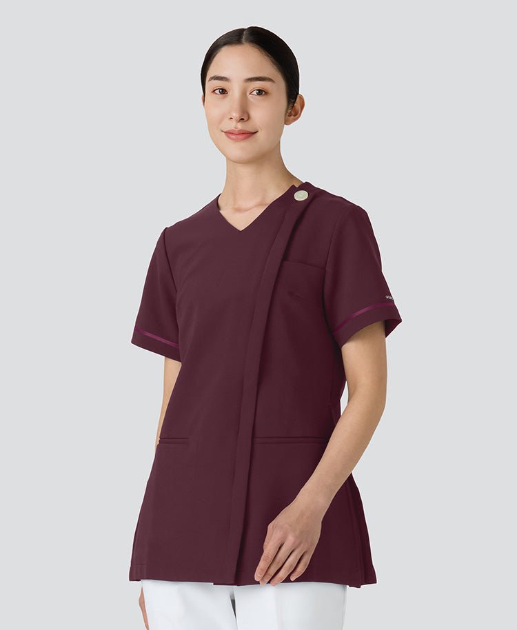 GELATO PIQUE&Classico:Pleated scrub tops