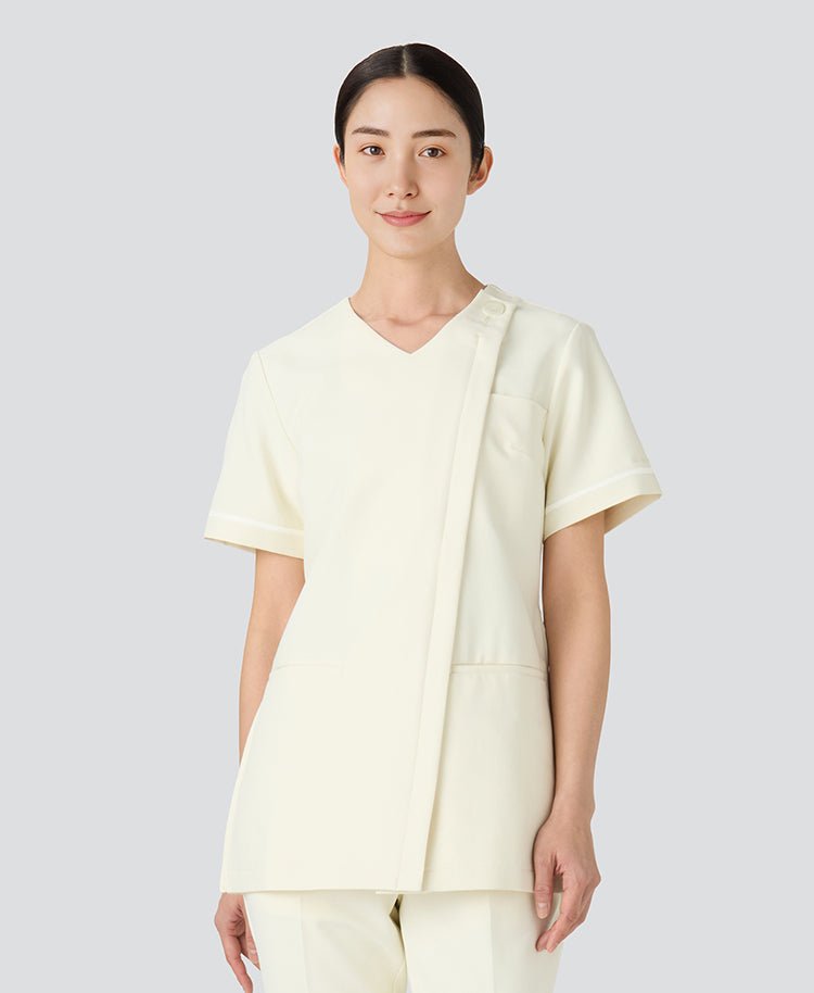 GELATO PIQUE&Classico:Pleated scrub tops