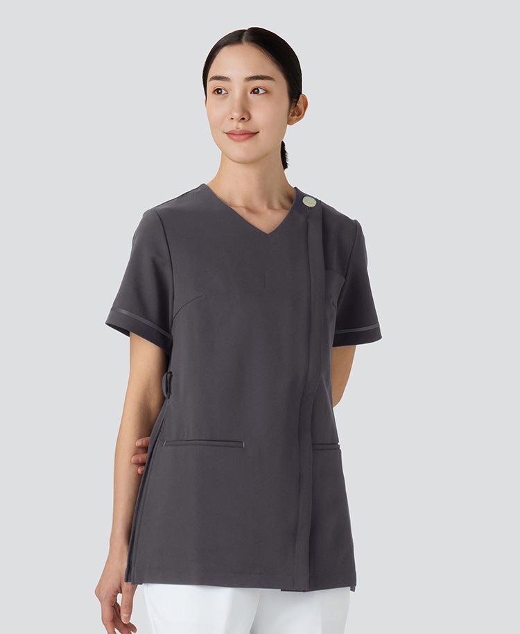 GELATO PIQUE&Classico:Pleated scrub tops