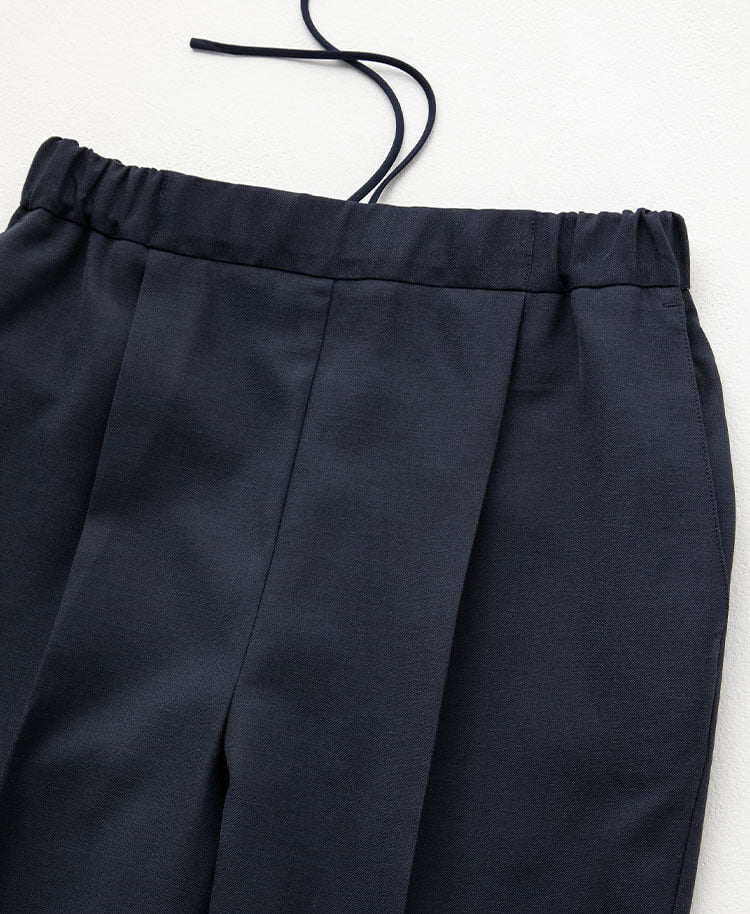 Lautashi Classico Linen cotton blend scrub pants