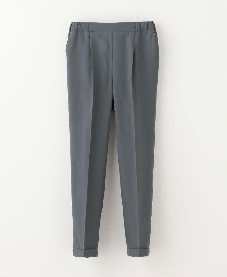 Lautashi Classico Linen cotton blend scrub pants