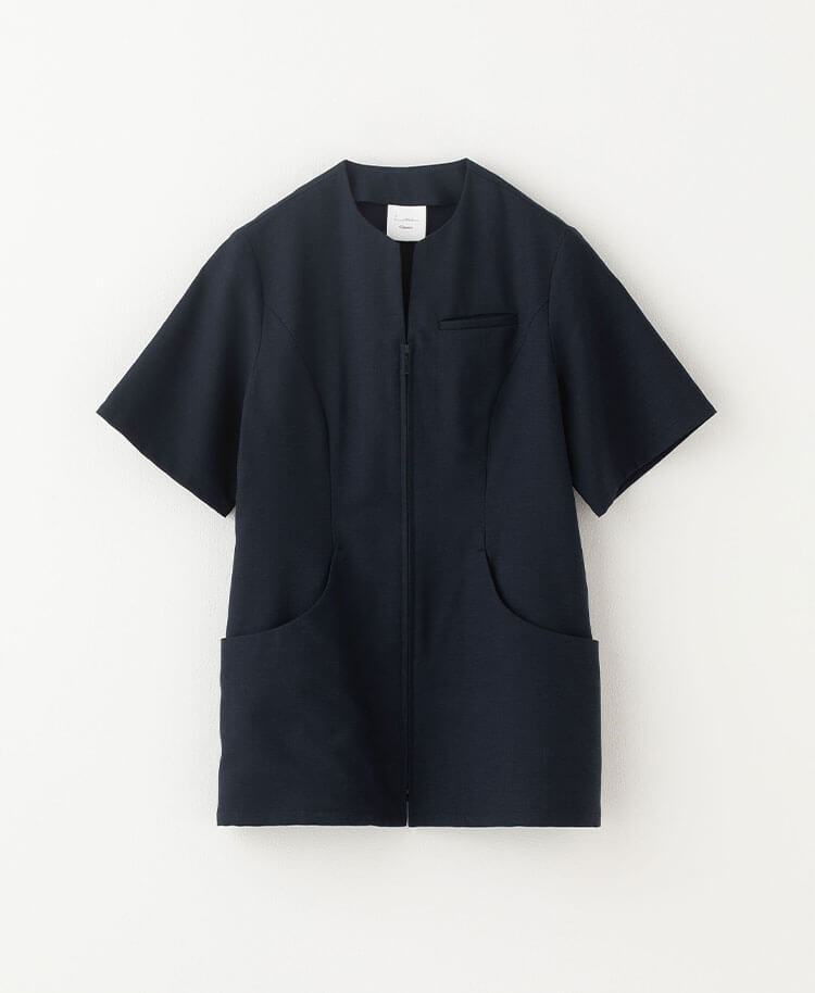 Lautashi Classico Linen cotton blend scrub tops