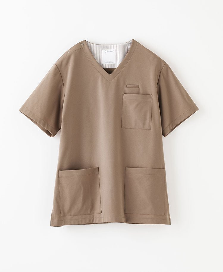 Mens:Jersey scrub tops LUXE - scrub tops - Classico Global - Official Online Store #color_Beige_end