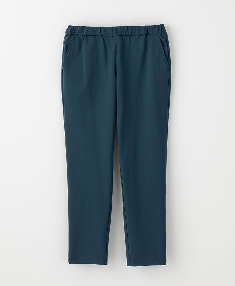 Mens:LUXE Silky Shine Scrub Pants #color_Olive_end
