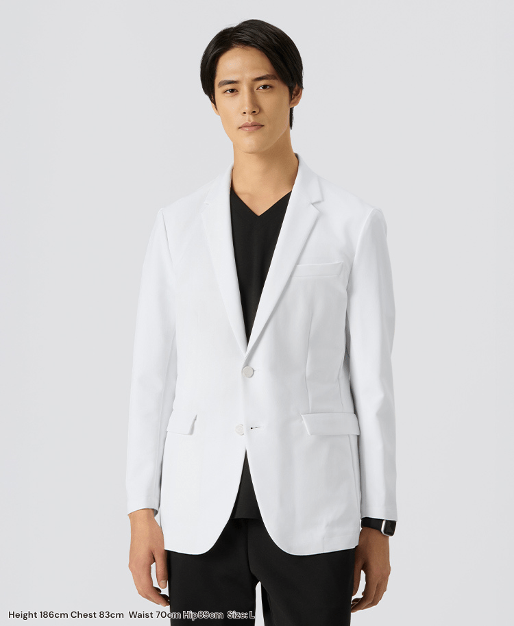 Mens Lab Coat: URBAN Streamlined Elegance Jacket