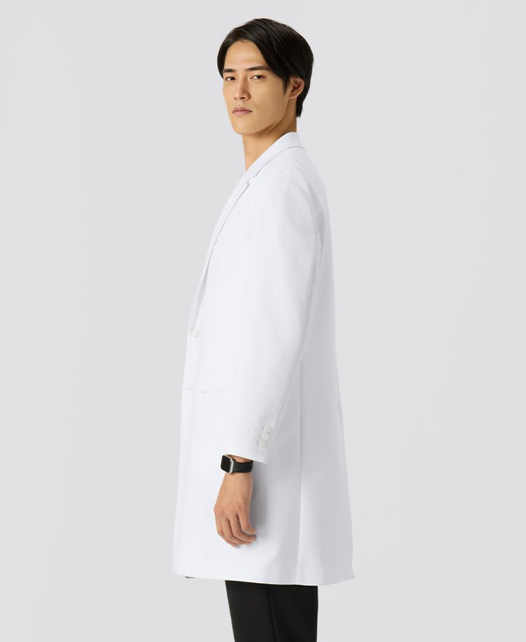 Mens Lab Coat: URBAN Streamlined Elegance Lab Coat