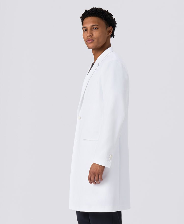 Mens Lab Coat: URBAN Streamlined Elegance Lab Coat (US/EU Size)