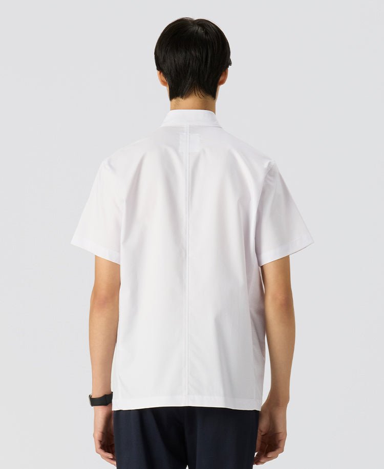 Mens Lab coat:Classico zip casey jacket