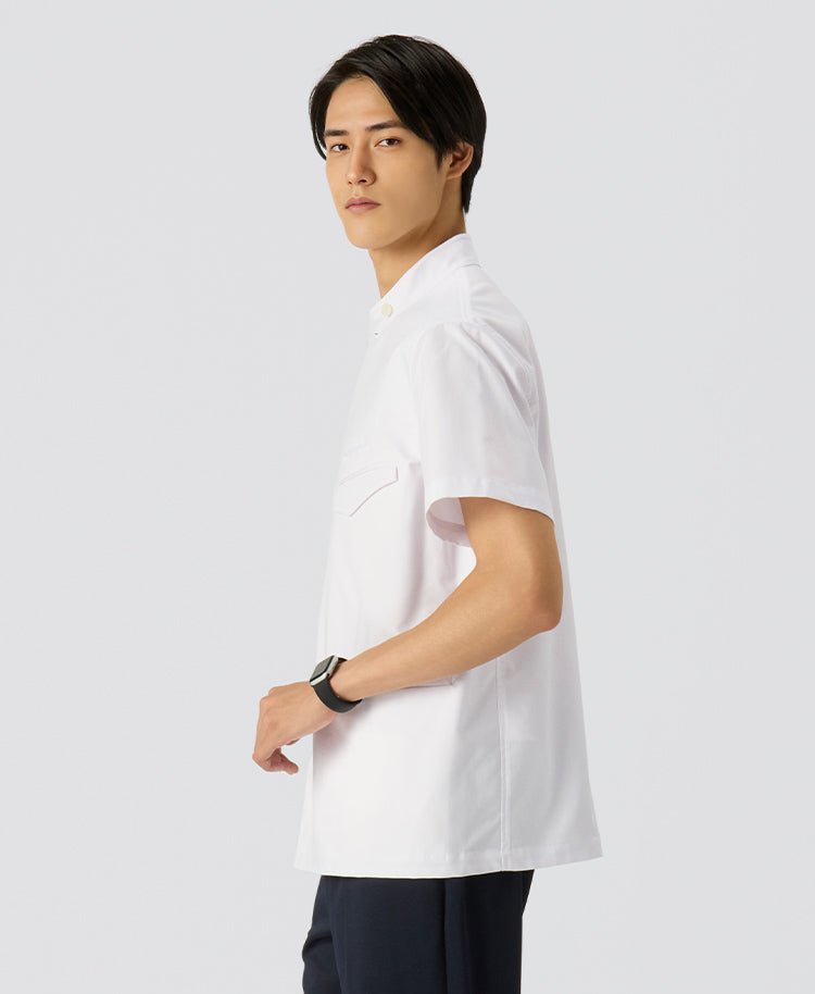 Mens Lab coat:Classico zip casey jacket