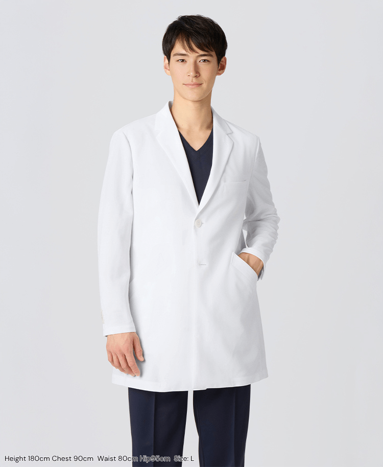 Mens Lab Coat:COOL TECH Breathable Short Coat