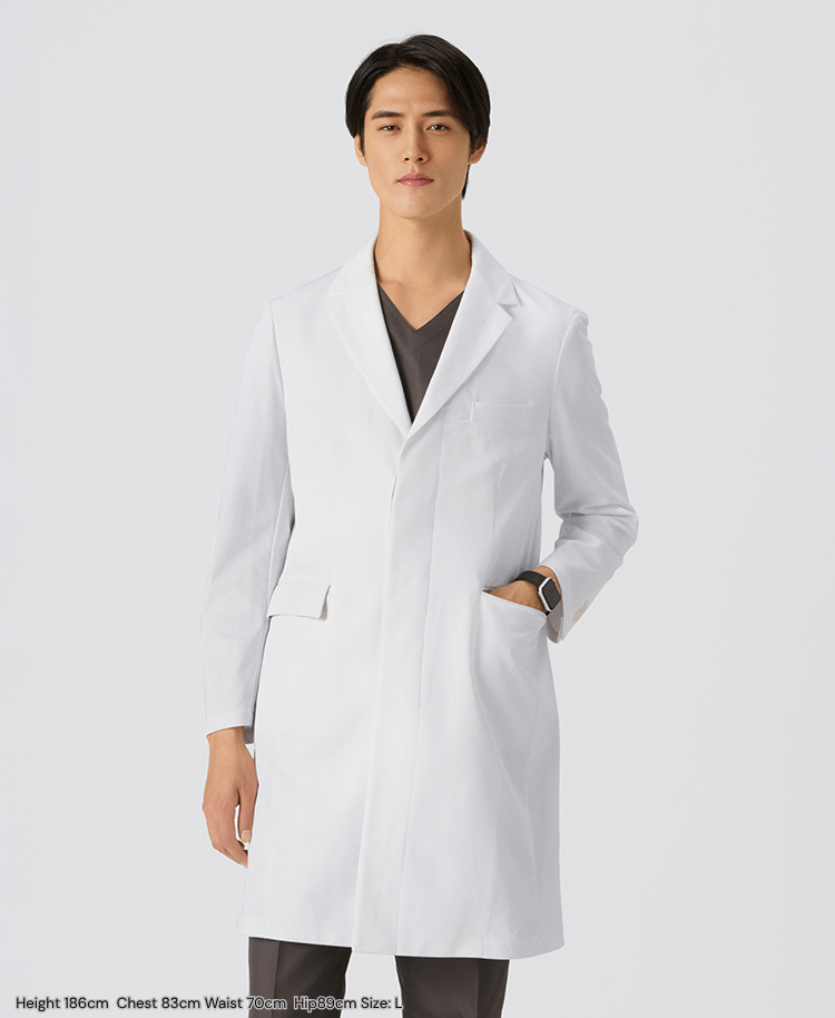 Mens Lab Coat:Light Jersey Ultimate Comfort Coat