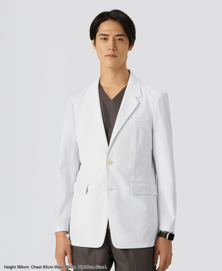 Mens Lab Coat:Light Jersey Ultimate Comfort tailored Jacket
