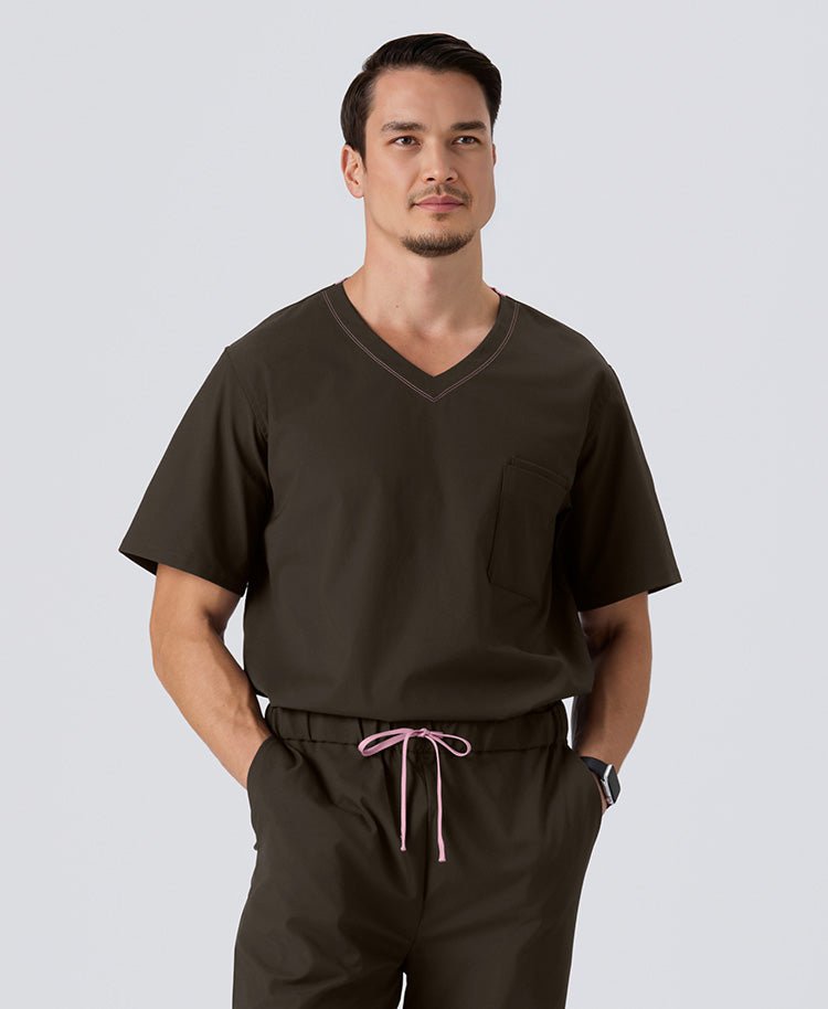 Mens: MOVE Premium Motion Pullover Scrub Tops(US/EU Size)