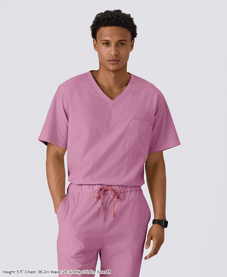 Mens: MOVE Premium Motion Pullover Scrub Tops(US/EU Size)