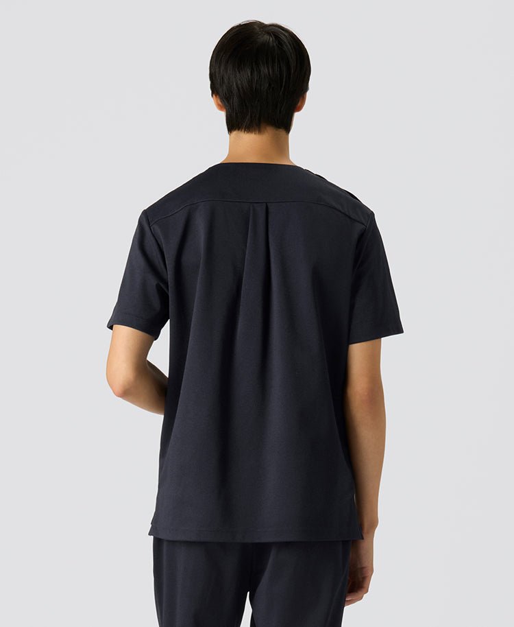 Mens:DECO Elegant Stretch Scrub Scrub Tops