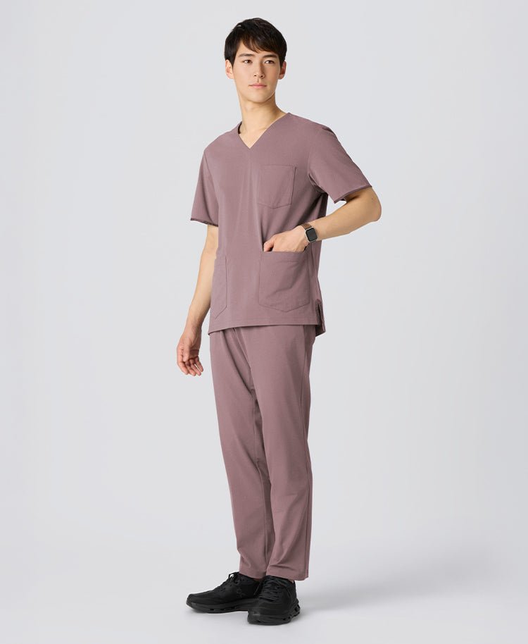 Mens:FREE Light & 360° Stretch Scrub Pants #color_Pink_end