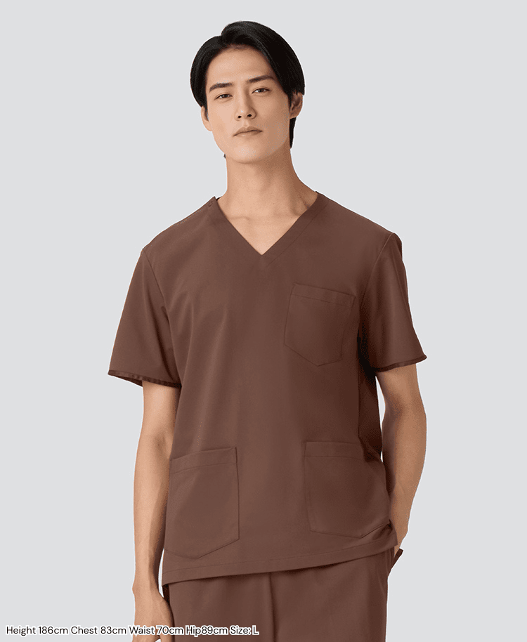 Mens:FREE Light & 360°Stretch Scrub Tops