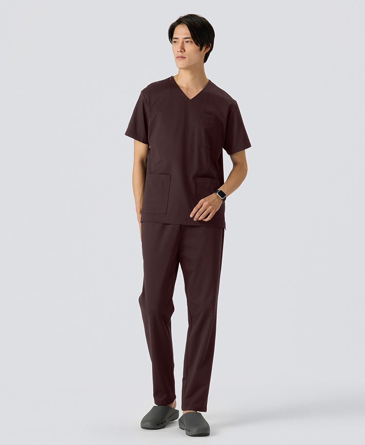 Mens:LUXE Silky Shine Scrub Pants