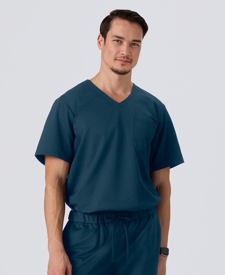 Mens:LUXE Silky Shine Scrub Tops (US/EU Size)
