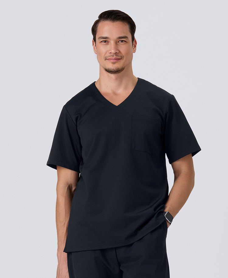Mens:LUXE Silky Shine Scrub Tops (US/EU Size)
