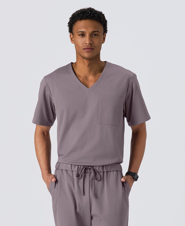 Mens:LUXE Silky Shine Scrub Tops (US/EU Size)