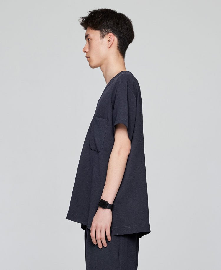 Mens:Scrub tops Double jacquard