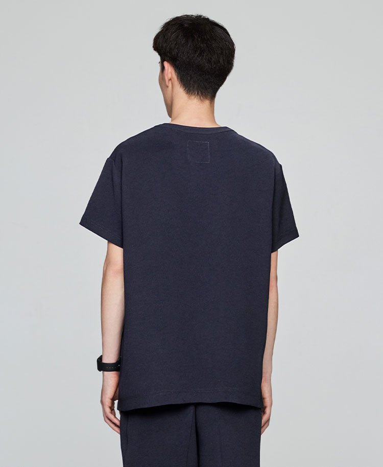 Mens:Scrub tops Double jacquard