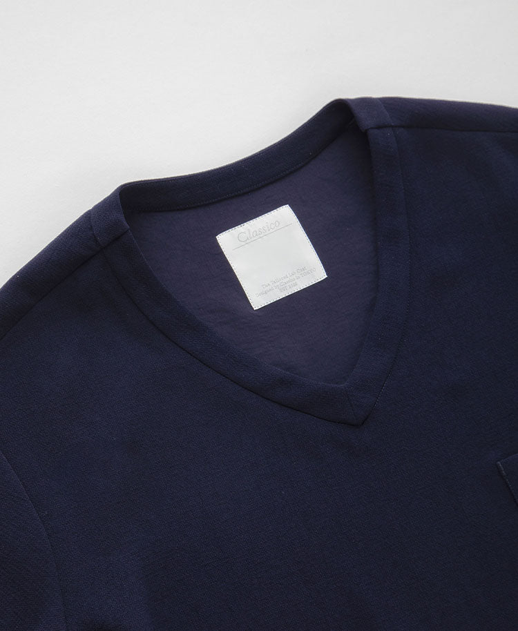 Mens:Scrub tops Double jacquard