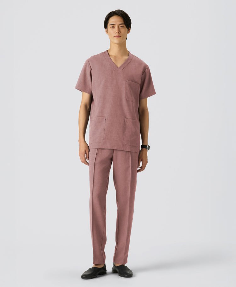 Mens:TRO Airy Dry Scrub Pants #color_Pink beige_end