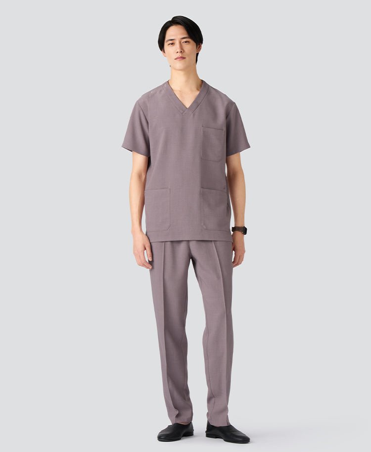 Mens:TRO Airy Dry Scrub Pants#color_Purple Gray_end