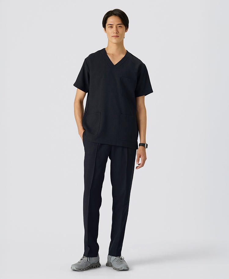 Mens:TRO Airy Dry Scrub Pants #color_Deep navy_end