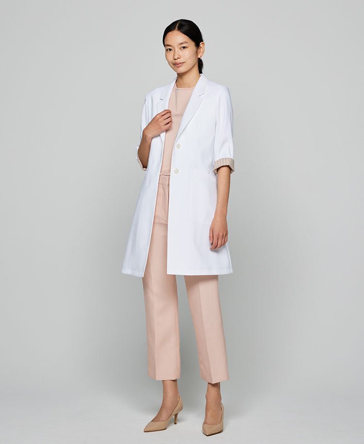 Women's Lightweight Flared Lab Coat