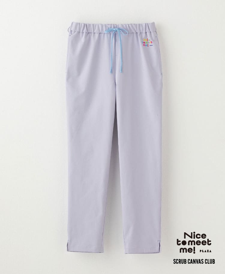 Scrub Canvas Club:Nice to meet me! scrub pants