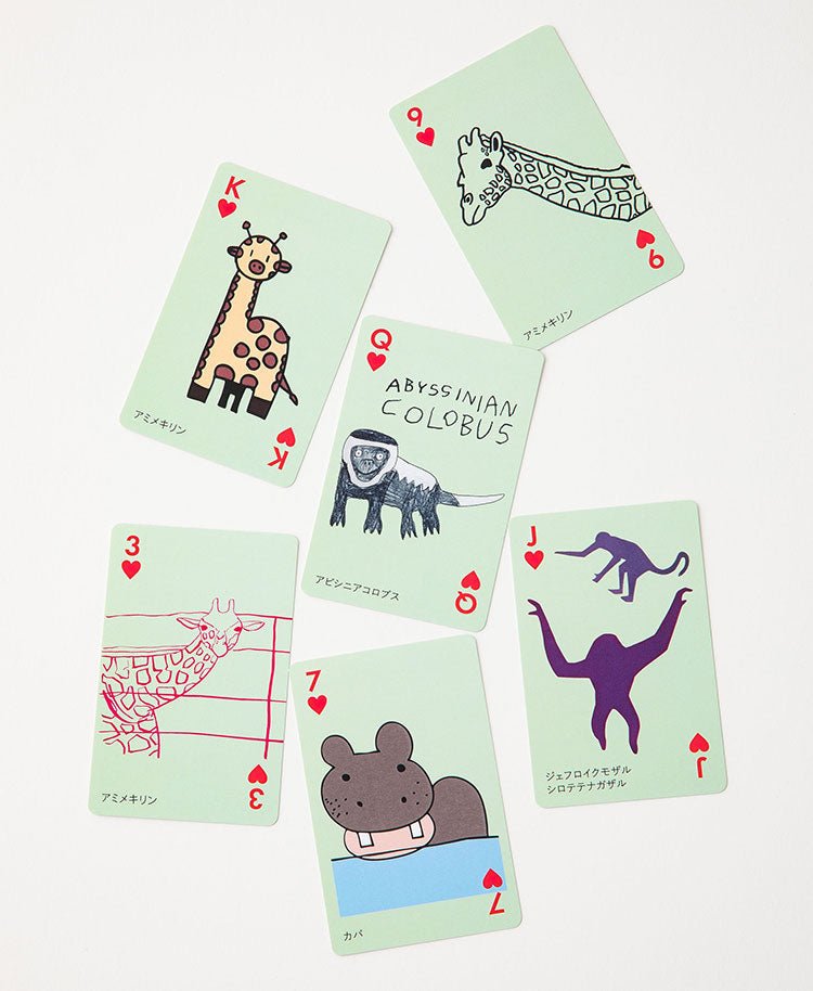 Scrub Canvas Club:WONDER ART Asahiyama Zoo cards