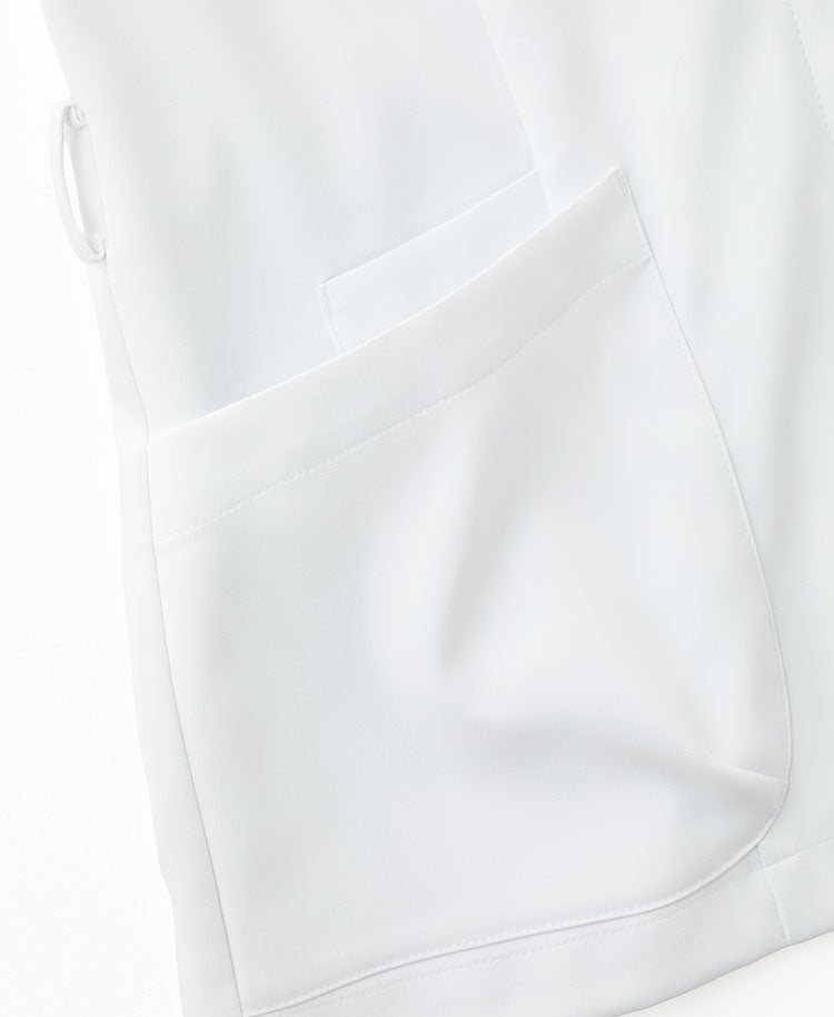 Womens Classico nurse:Smooth touch tucked collar scrub tops - scrub tops - Classico Global - Official Online Store