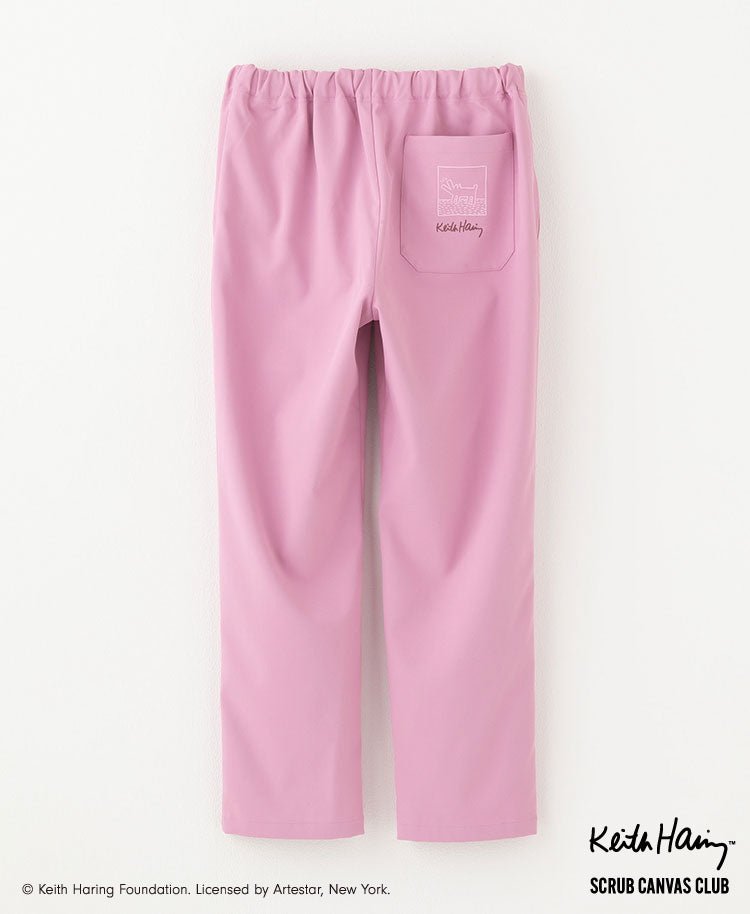 Unisex Scrub Canvas Club: Keith Haring Scrub Pants