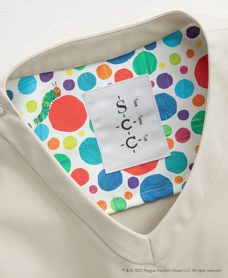 Unisex Scrub Canvas Club:Very hungry caterpillar scrub tops