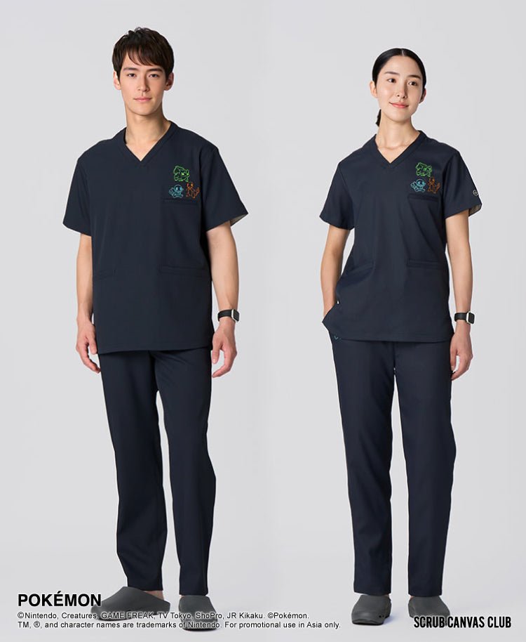 Unisex:Pokémon scrub pants