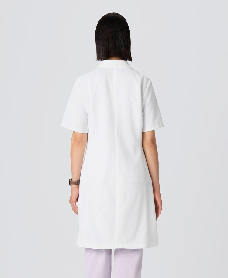 Womens lab Coat:COOL TECH Breathable Half Sleeve Coat