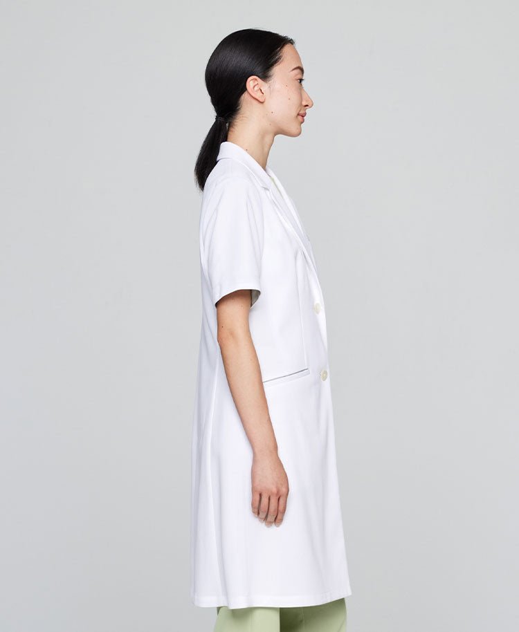 Womens lab coat:Half sleeve coat Cool tech proof