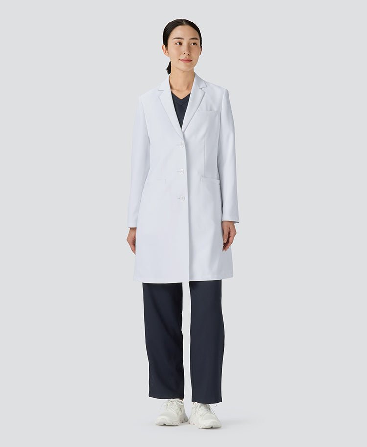 Womens Lab coat:PACK regular fit tailored coat