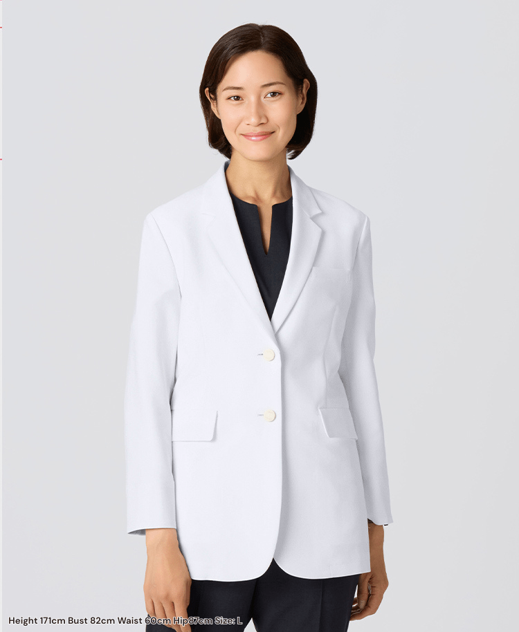 Womens Lab Coat:URBAN Streamlined Elegance Jacket