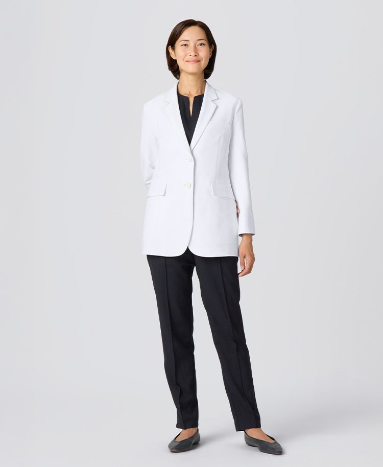 Womens Lab Coat:URBAN Streamlined Elegance Jacket