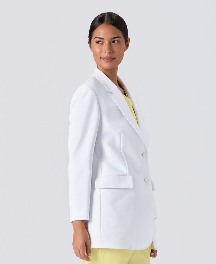 Womens Lab Coat:URBAN Streamlined Elegance Jacket (US/EU Size)