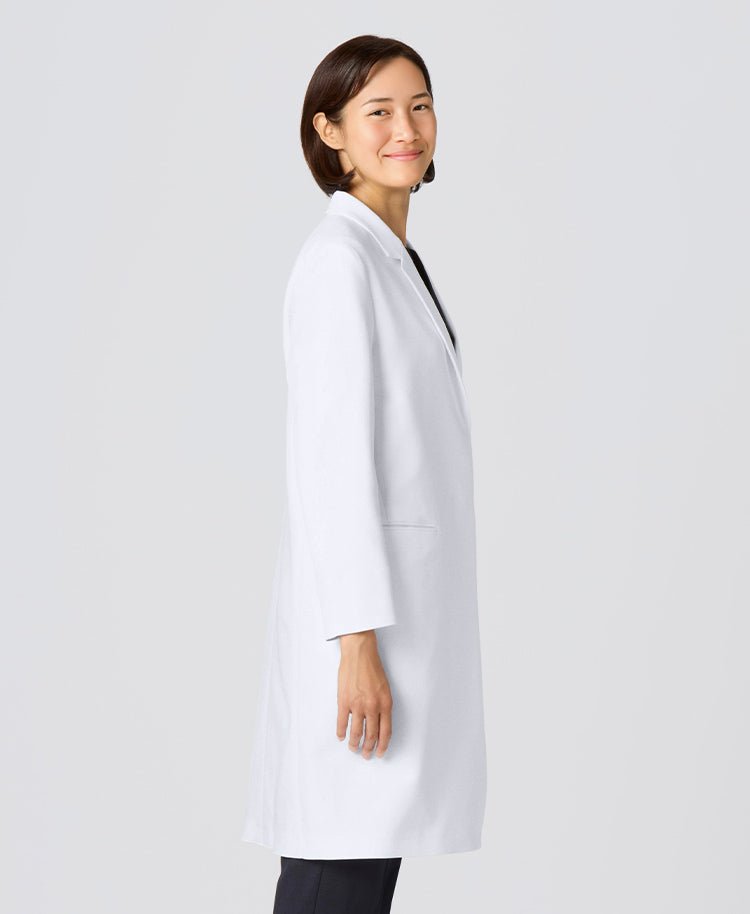 Womens Lab Coat:URBAN Streamlined Elegance Lab Coat